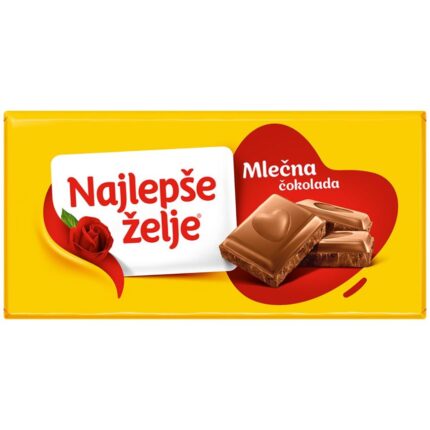 NAJLEPŠE ŽELJE čokolada mlečna 90g