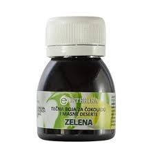 BOJA za čokoladu zelena tečna 30g